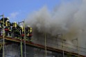 Dachstuhlbrand Koeln Poll Geislarerstr P198